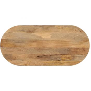 Vidaxl Table Top 140x50x3.8 cm Oval Mango Wood