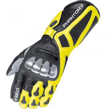 Held Phantom II Motorradhandschuhe Schwarz/Neongelb 3XL