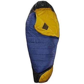 Nordisk PUK Ripstop Schlafsack XL – 2‑Wege‑Reißverschluss, Eierkonstruktion, 4 °C, blau