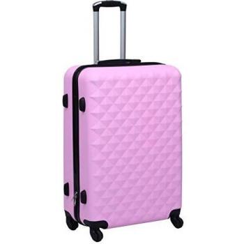 VidaXL ABS Hardcase Trolley in Pink