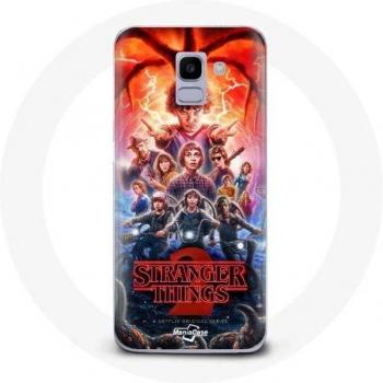 Custodia protettiva Samsung Galaxy A8 2018 Stranger Things Stagione 2