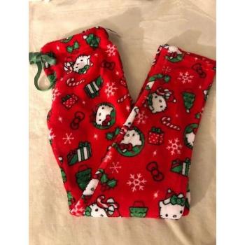 Conjunto Pijama Navideño con Franela y Hello Kitty XXL