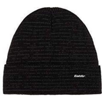 Eisbär Men's Reflective Beanie with Cuff – Black, One Size