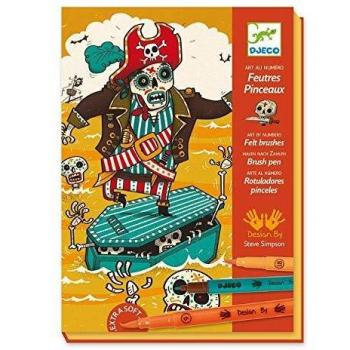 Mort de trouille feutres pinceaux Djeco