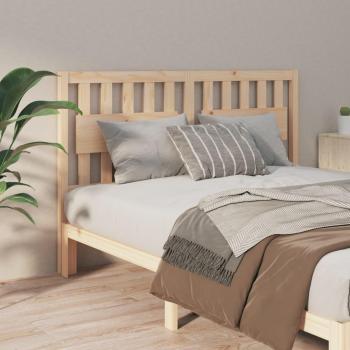 Pine Wood Bed Headboard 155.5x4x100 cm