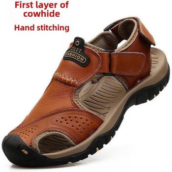 Sandali casual in pelle per uomo