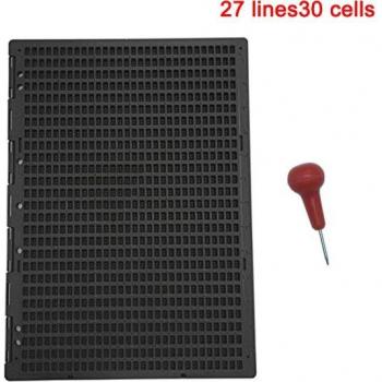 Pizarra Braille DU55, 9 líneas y 30 celdas