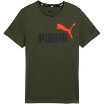Puma Essentials+ Zweifarbiges Logo T-Shirt