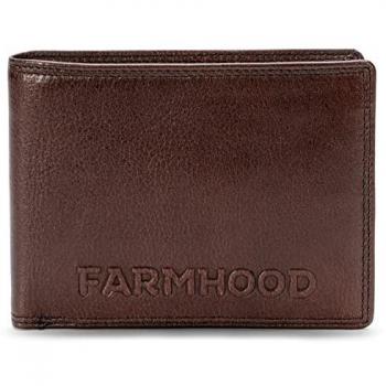 Portafoglio Farmhood Marrone Scuro