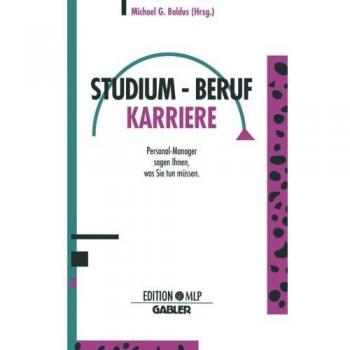 Studium ¿ Beruf Karriere