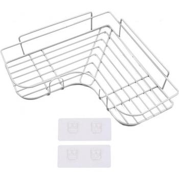 Black Corner Shower Shelf