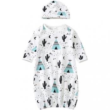 Seartist Baby Boy & Girl Pajama Ensemble – Robe with Cap, Size 40