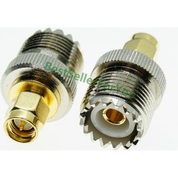 Convertidor Antena UHF SO-239 a SMA Macho