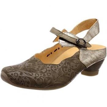 Think! Damen AIDA_282245 Slingback Pumps, Beige (Macchiato/Kombi 25), 39 EU