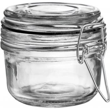 125ml Clear Glass Storage Container