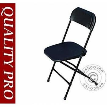 Sedie Pieghevoli Nera 44x44x80 cm (8 unità)