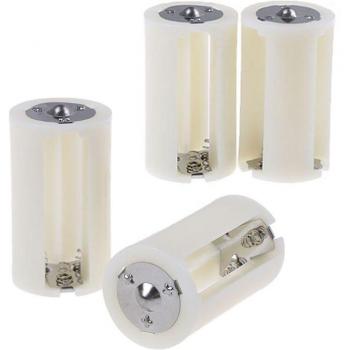 Embouts de commutation pour batterie D avec 3 AA