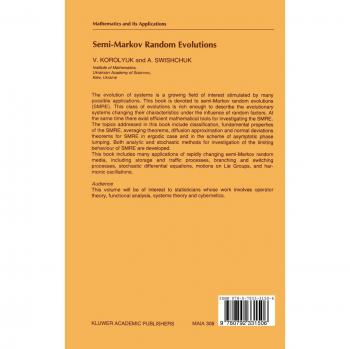 Semi-Markov Random Evolutions (Mathematics and Its Applications, 308, Band 308)