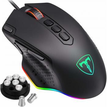 Holife Gaming Maus, Optischer Sensor PC Maus