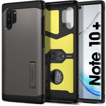 Estuche Resistente Spigen Galaxy Note 10 Plus – Bronce Gris