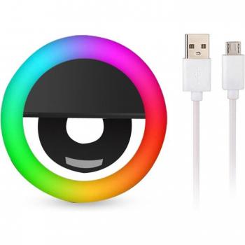 VividFlash Ring – Adjustable Color LED Selfie Light for Phone