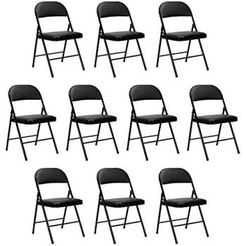 Lot de 10 Chaises Pliantes Confortables Thinia Home