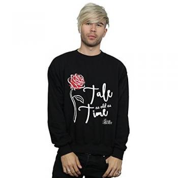 Disney Sweatshirt Uomo Rosa Racconto Senza Tempo