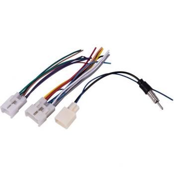 Bande de câbles CD/DVD stéréo Toyota, incluant adaptateur d’antenne