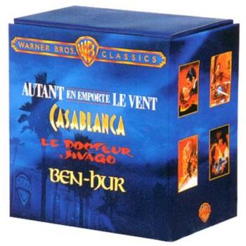 Coffret Prestige : Autant en Emporte le Vent, Casablanca, Dr Jivago, Ben Hur