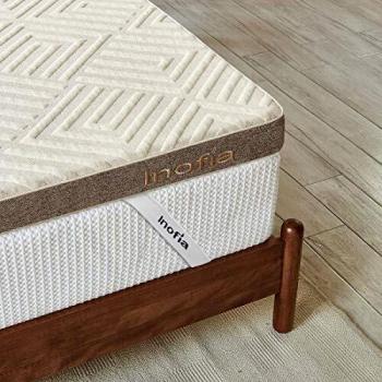Inofia Gel Memory Foam Mattress Topper