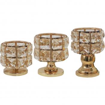 Crystal Candle Holders for Table