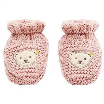 Zapato de bebé rosa Steiff plata
