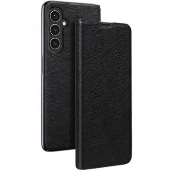 Support Folio Noir BigBen pour Samsung Galaxy A25 – Porte-cartes inclus