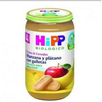 Potito Orgánico de Manzana y Plátano con Galletas 250g