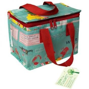 Rex London Insulated World Map Lunch Pouch