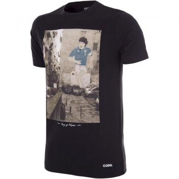 Camiseta Negra Inspirada en el Rey de Nápoles
