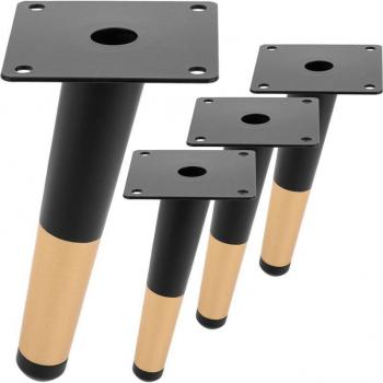 Patas para muebles con forma cónica