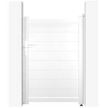 Puerta peatonal Eiger blanca 100 x 140 cm