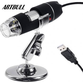 8 LED Digital Microscope 1080P Type-C/Micro USB for MacBook and Android Phones