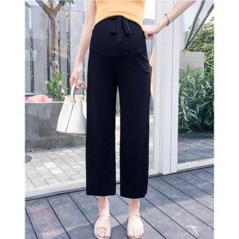 Motherhood Maternity Zwangerschapsbroek in Zwart en Abrikoos, Elastisch, Lente/Zomer, Grootte M-XXL