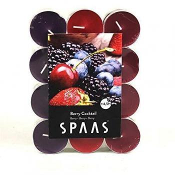 Teelicht‑Set „Berry‑Cocktail“ – 72 Kerzen