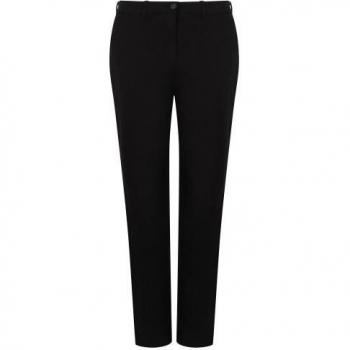 Henbury Damen Stretch-Hosen Schwarz Größe 12