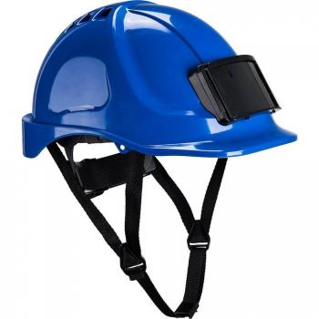 Casque Endurance avec porte-badge bleu royal Portwest