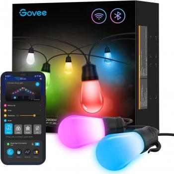 Govee Guirnalda de Luces 15m WiFi/Bluetooth RGBIC