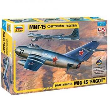 Zvezda MIG‑15 500787317 Kit Argento per Costruzione di Modellini