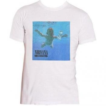 Nirvana Nevermind Cotton T-Shirt Adult XXL White