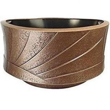 Serafinum atractivo bronce Grab – Maceta – fidia, marrón claro, 17x31cm