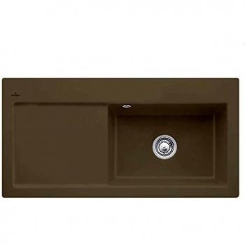 Einbauküche Subway 60 XL Timber Braun – Keramikspülen-Set von Villeroy & Boch