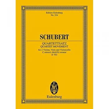 Streichquartettsatz c-Moll: op. posth.. D 703. Streichquartett. Studienpartitur.