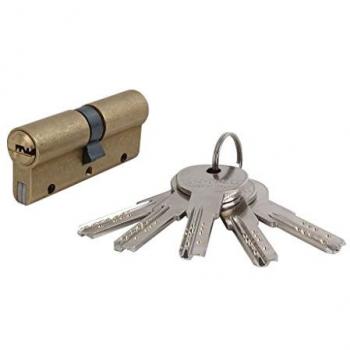 Cilindro di sicurezza in ottone lungo 35/45 antiurto